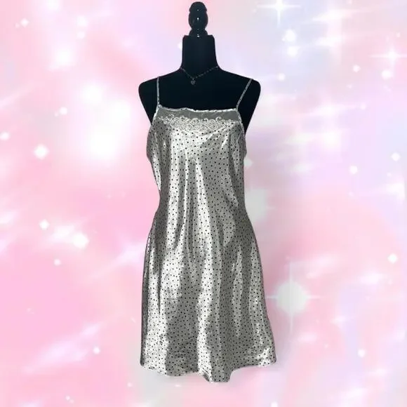 Y2K 2000s White Dress With Navy And Light Blue Stars By Gloria Vanderbilt - Picture 4 of 5